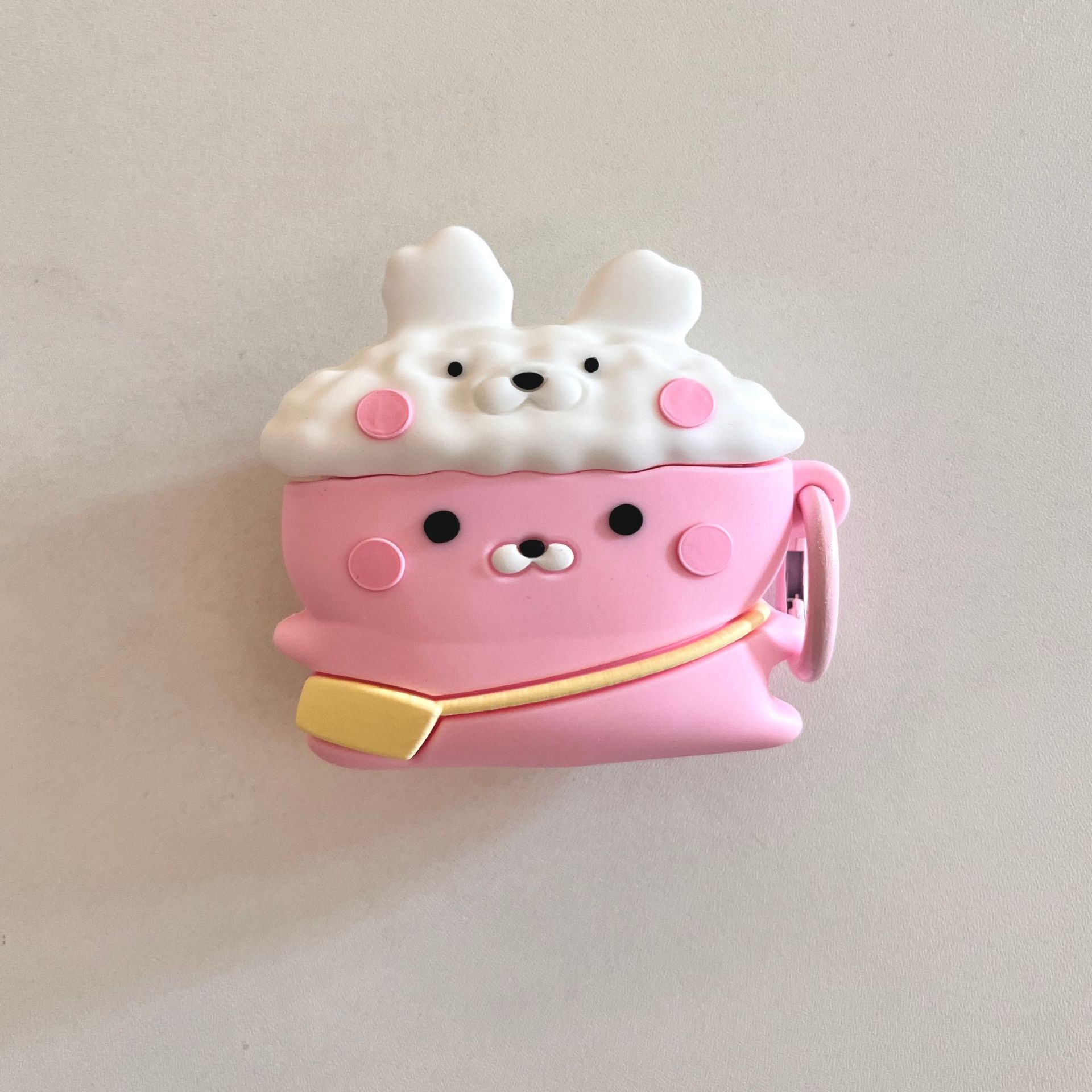 Divertido conejo de corazón de niña de dibujos animados para AirPids1/2 auriculares airpodPro2 carcasa 3/4 silicona Pro