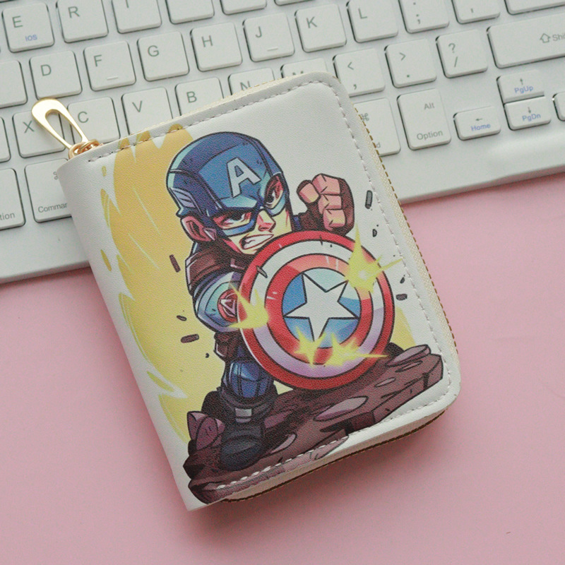 Block Attack on Cap, Short Zipper Wallet