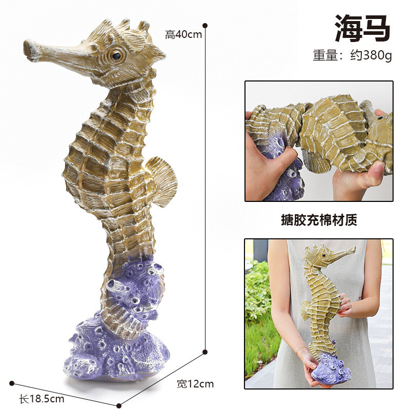 Dolphin, animales marinos, grandes juguetes de tiburón, juguetes de goma suave de simulación, juguetes para niños, modelos de ballenas del mundo submarino al por mayor