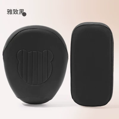 Electric car cushion | Waterproof and Heat-Insulating Battery Bike - embossed-bear-front-seat-cover-rear-seat-cover-elegant-black