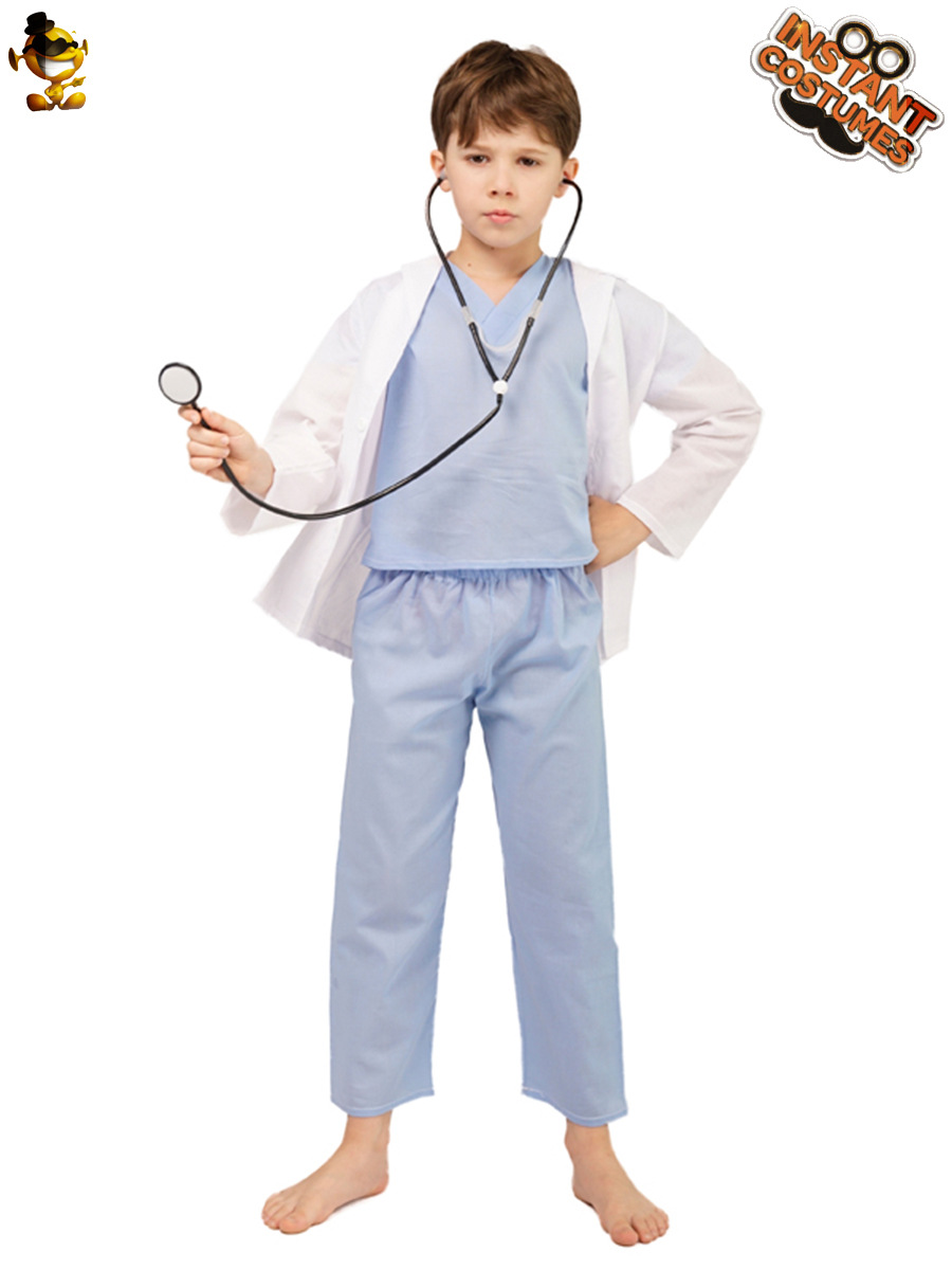 Disfraz de Halloween disfraz de disfraces cosplay niño pequeño médico traje de distribución al por mayor