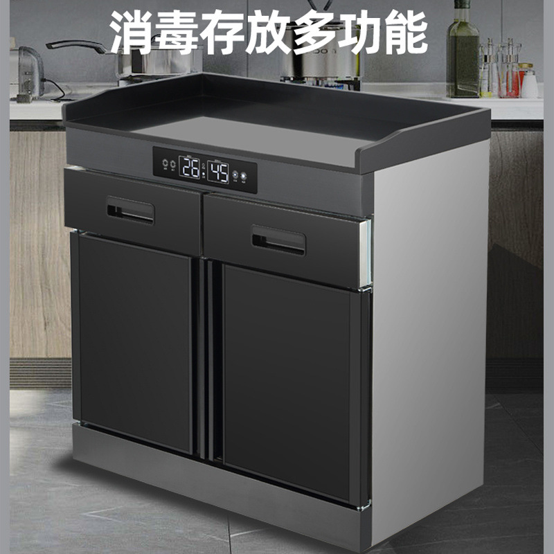 Gabinete de desinfección multifuncional de té, cocina comercial de comidas, gran comedor de comidas, caja doméstica de mármol