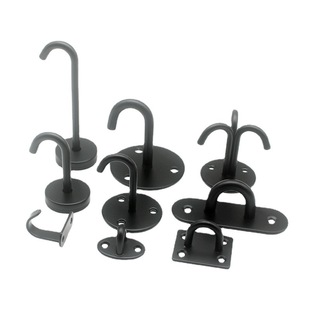 Black Stainless Steel fan hook stainless steel hook top hook fan pull ring U-shaped hook lighting sandbag bag hook hook