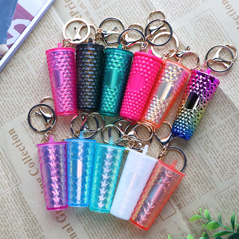 1 Piece Quantity Daily, Street Occasion Classic Style Cup Plastic Unisex Bag Pendant Keychain