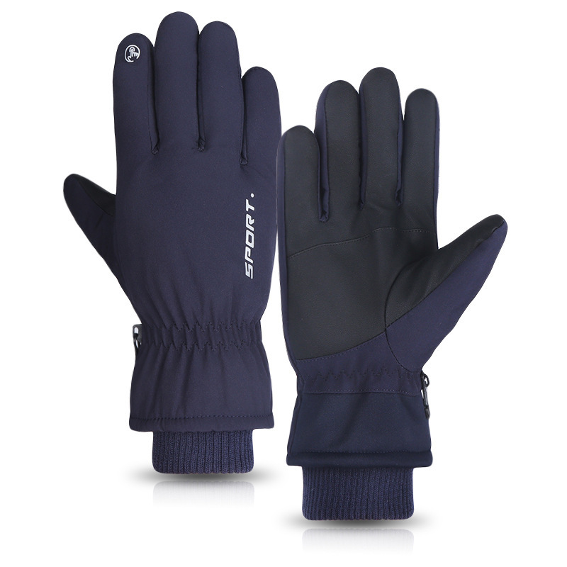Unisex Ski gloves winter warm outdoor sports cold plus fleece thickening all refers to windproof waterproof cycling gloves winter_maomaolike.com