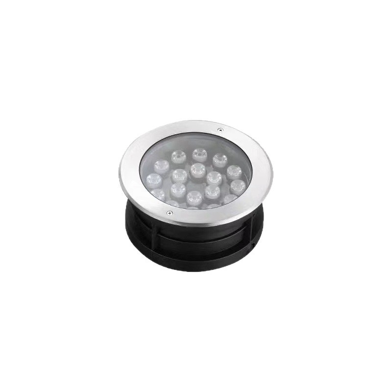 Lámpara LED incrustada lámpara enterrada submarina foco submarino lámpara de fuente lámpara de pared de piscina colorida 304 acero inoxidable