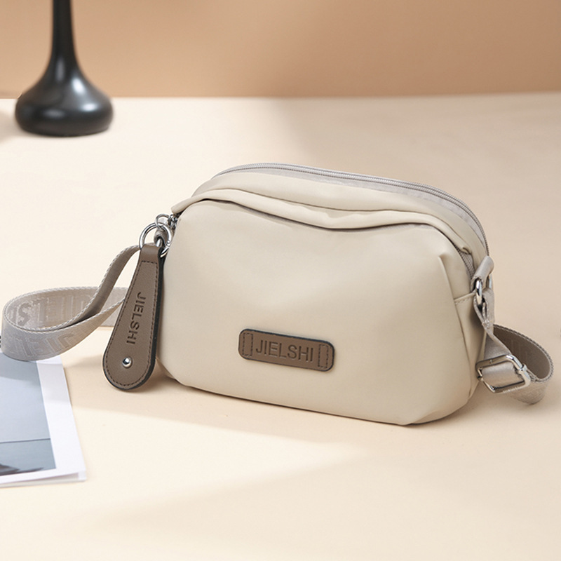New Casual Women's Single Shoulder Bag Japanese Style Trendy Solid Color Oxford Cloth Water-Repellent Simple Versatile Fashion Crossbody Bag - Thumbnail 2