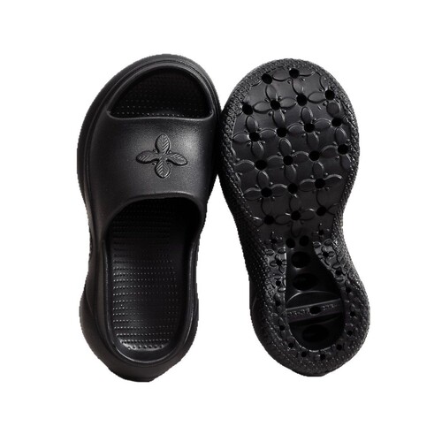 Cross-shaped 8CM thick sole women's outdoor fashionable high-heeled sandals 2025 new summer anti-smell EVA sandals