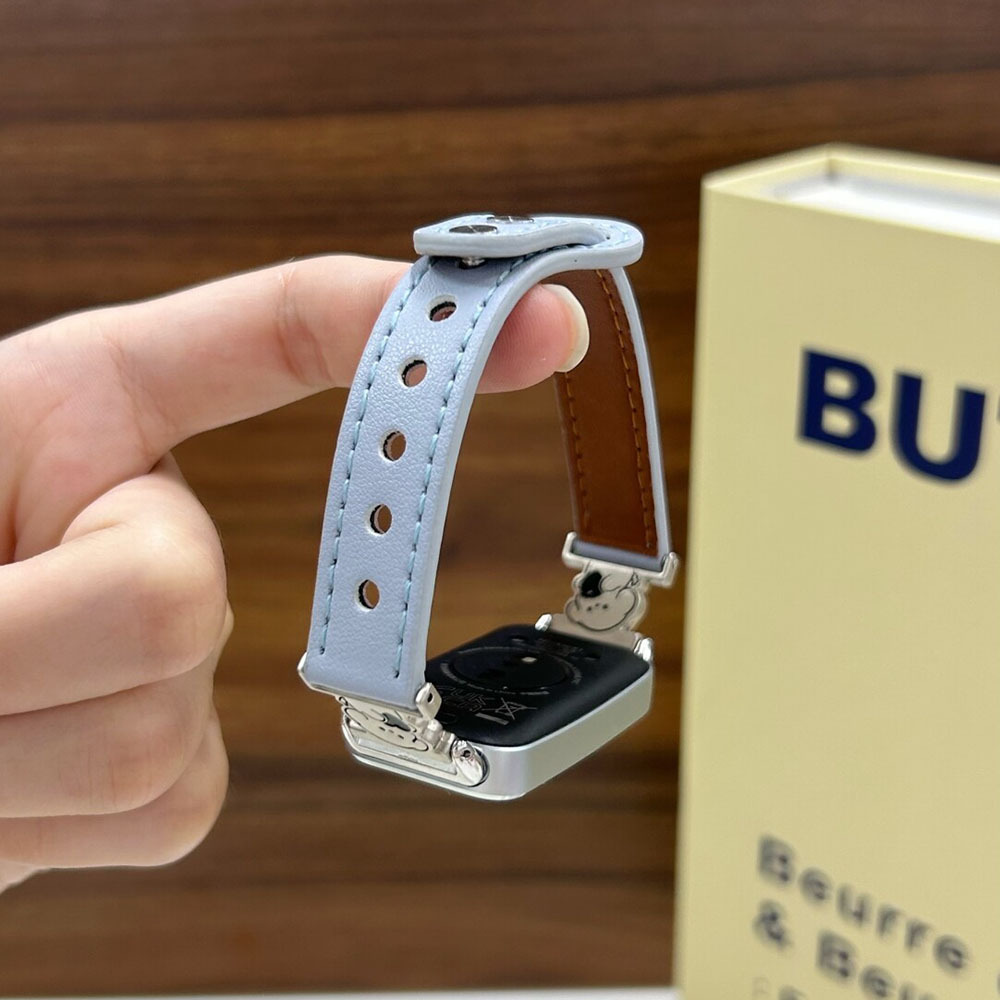 Suitable for Huawei Band 8/9/10 Generation Heart Puppy Thin Watch Strap Summer Fresh Women's Buckle Strap