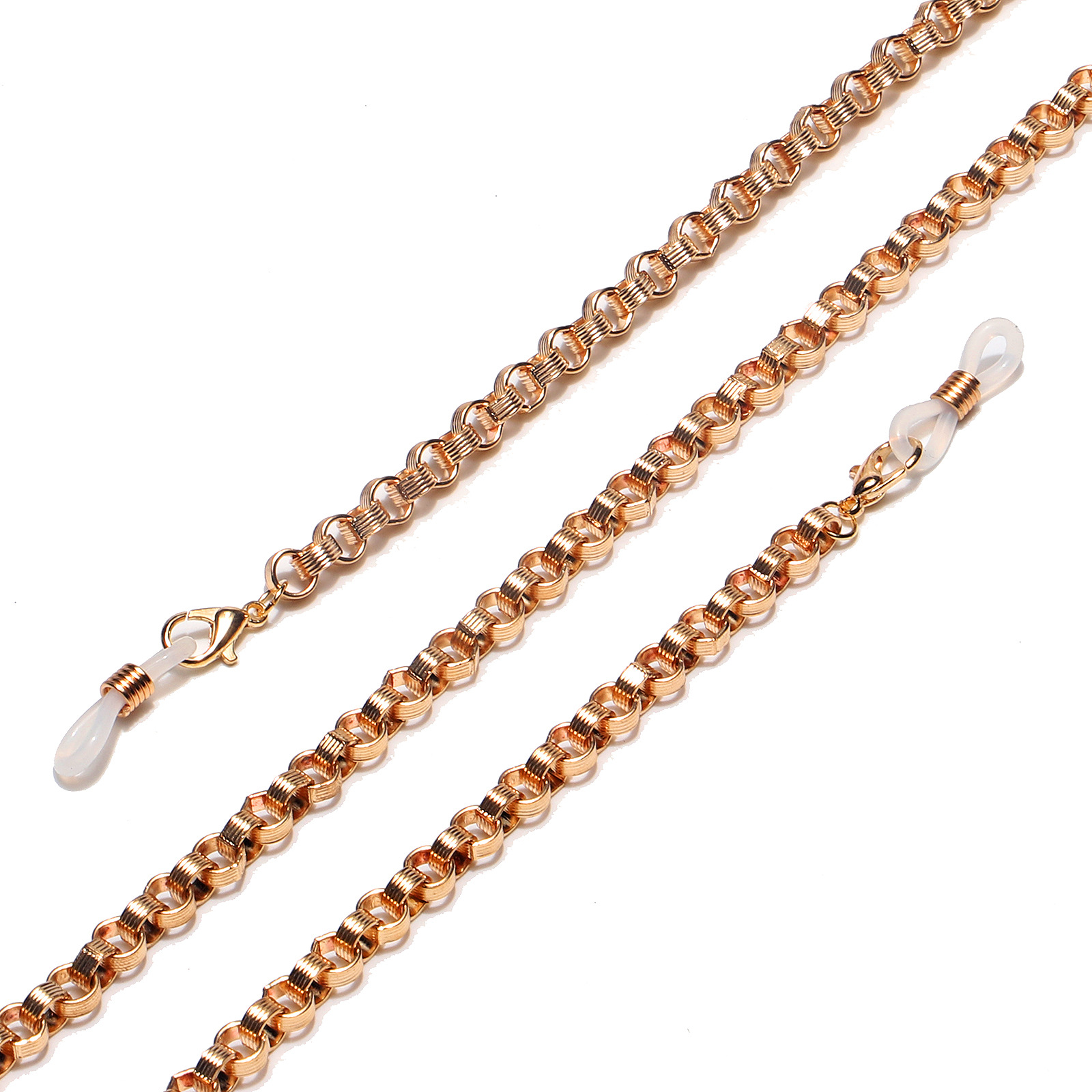 20g Weight Metal Material Fashion Simple Color Retention Golden Metal Glasses Chain 3
