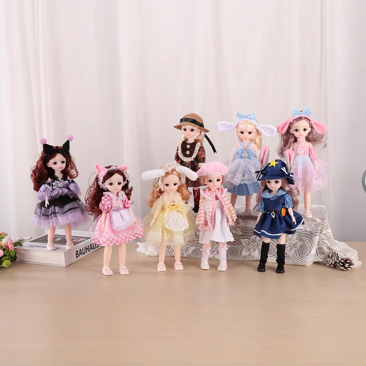 Dress up Doll 30cm Simulation Barbarbie Princess Girls Birthday Gift Children Toy Gift Box suit Dress up Doll 30cm Simulation Barbarbie Princess Girls Birthday Gift Children Toy Gift Box suit