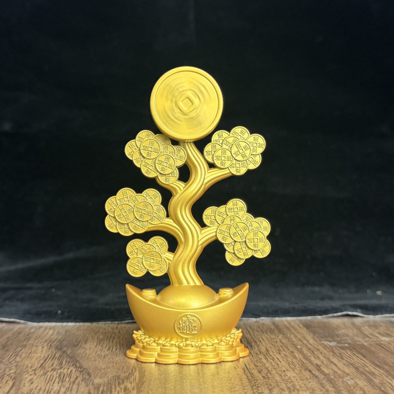 Feng Shui Money Tree Ornament, Yuanbao Tree, Opening Ceremony Tree, Desktop Gift, Office Home Decoration, Wealth Tree, Money Tree