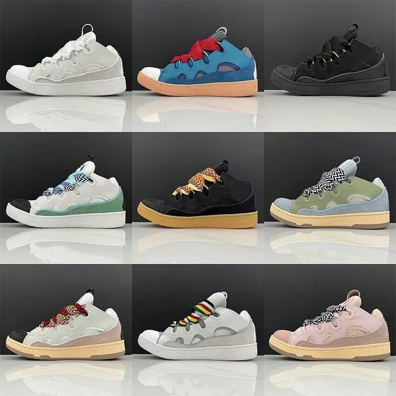 2025 hot-selling trendy shoes in Europe and America: Lanvin loafers, thick-soled lace-up dad shoes, CURB German training shoes, casual sports shoes 2025 hot-selling trendy shoes in Europe and America: Lanvin loafers, thick-soled lace-up dad shoes, CURB German training shoes, casual sports shoes