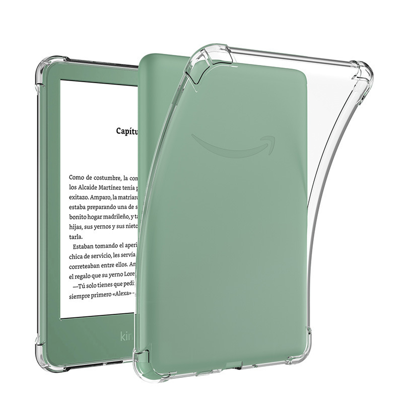 Kindle 2024 Case Four Corner Drop-Resistant Transparent K12 KPW6 KC 12th TPU Soft Case