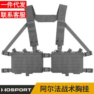 WOSPORT separated double -panel high expansion load adaptation Molle Alpha tactical chest hanging