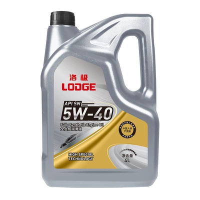 Luoji Automotive Oil Genuine SN5W40 Fully Synthetic Oil All-Season Universal Lubricant Gasoline Engine Oil 4L (Gasoline Engine Oil) - 4l