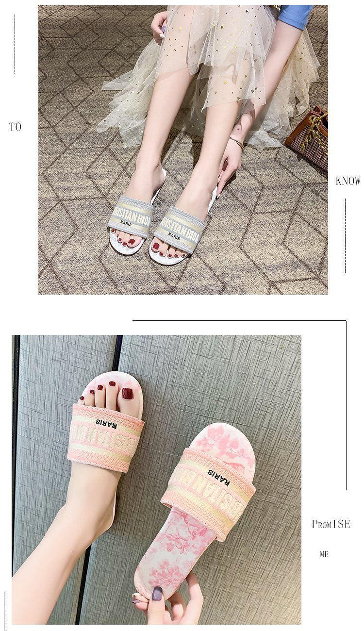 Internet Berühmte Hausschuhe Damen Sommer, Super Hot Im Jahr 2024, Neue Mode Für Den Außenbereich, Ins Trendy Beach Anti Slip One_voghion.com