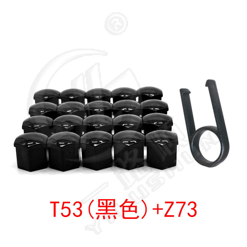 17mm 19mm 21mm universal del neumático de coche tapón rosca cubo decorativo plástico tuerca cubierta protectora