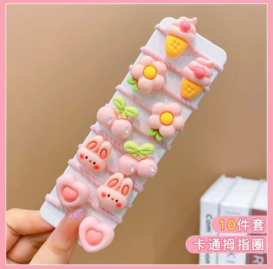 Niños de dibujos animados banda de goma niñas lindas bebés cuerdas de cabello elásticas no lastimas cuerdas de cabello pequeñas adornos para el cabello