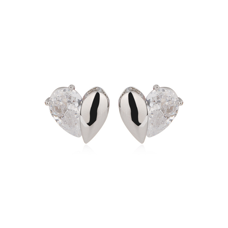 Precioso ZIRCON pendientes de plata esterlina 925 diseño de nicho 2023 nuevos pendientes de estilo elegante luz de lujo de alta calidad pendientes