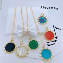 �羳ins���18Kͭ��ƽ�ɫ΢���ʯ��ʯĸ����ȸʯ���ʯ������׹