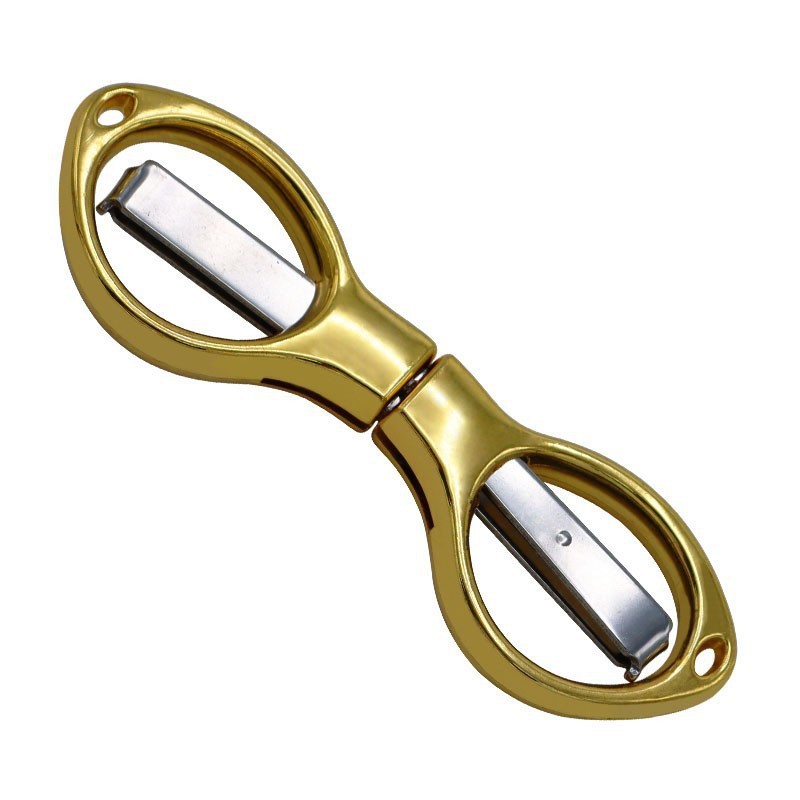 접이식 작은 가위 휴대용 여행 가위 낚시 PE 라인 가위 다기능 스테인레스 스틸 리드 가죽 가위 헤르마 가위