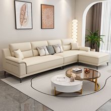 新款猫爪布沙发耐磨防刮简约现代客厅小户型乳胶布艺沙发组合