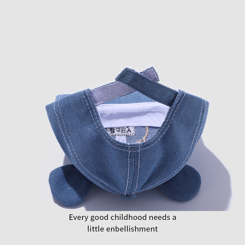 Sombreros para bebés primavera y otoño delgados sombrero de béisbol sombrero de protección solar pequeño mes vaquero hombre sombrero de visor de sol