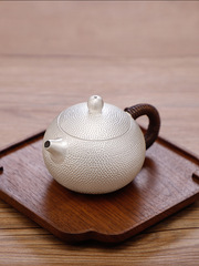 4TXN批發 銀茶壺999純銀手工足銀制功夫茶具煮茶小號西施銀壺泡茶