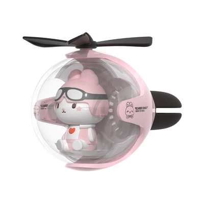 Ornament Decoration, High-End Perfume — Car Perfume Aromatherapy - aik-familypink-rabbit-comes-with-2-complimentary-aromatherapy-tablets-flying-ball-car-air-freshenerofficially-licensed-odor-eliminator-fragrance-enhancer