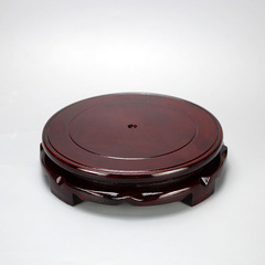 Rotating wooden round base for imitation solid wood Buddha statue, odd stone handicraft, planter, fish tank tray, factory wholesale