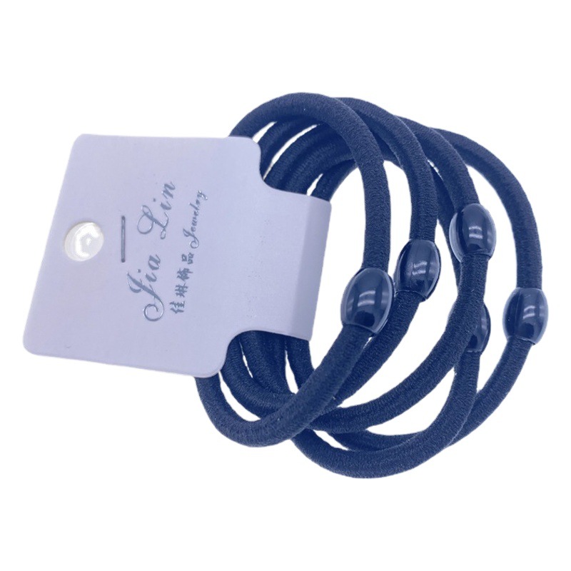 Tarjeta de pedido de 5 piezas de alto elástico 06 perlas de etiquetado banda de pelo sin costuras banda de pelo banda de goma un yuan dos yuanes tienda de accesorios para el cabello accesorios para la cabeza