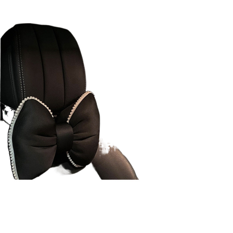 자동차 머리 받침 허리 베개 자동차 목 베개 자동차 좌석 허리 베개 귀여운 활 허리 베개 자동차 베개