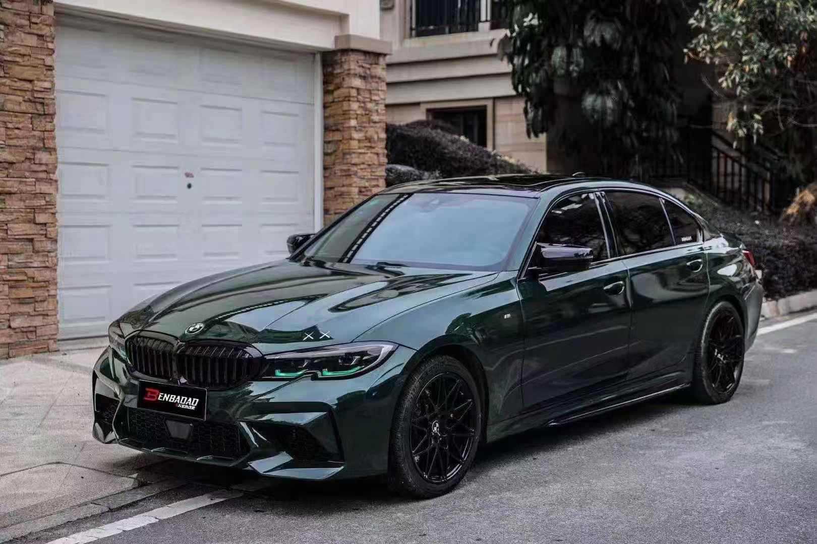 Suitable for Bmw 3 Series 20-22 Models M3C Front Bumper Assembly Modification Large Body Kit G20G28 Sports Front Lip Kit