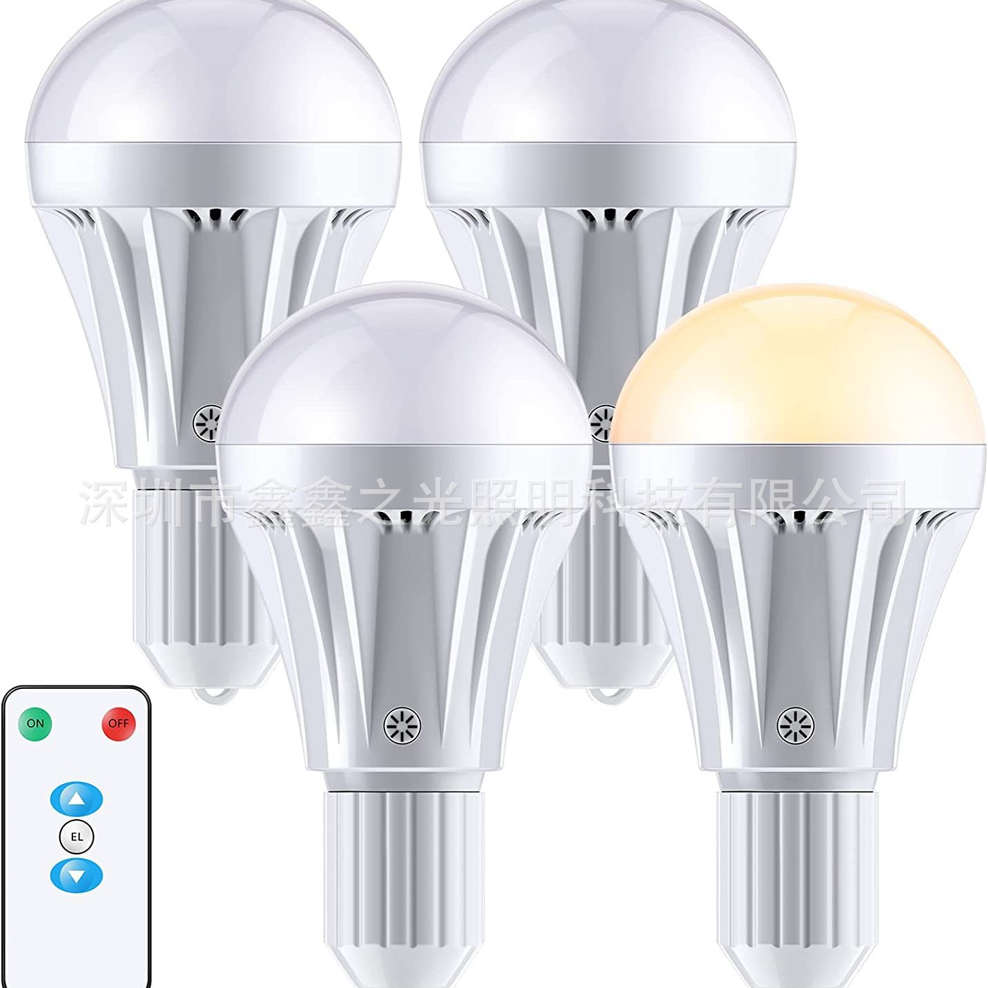 Cross border Amazon Wall lamp bulb Warm light e26 Remote control dimming Rechargeable led Wholesale Bulb