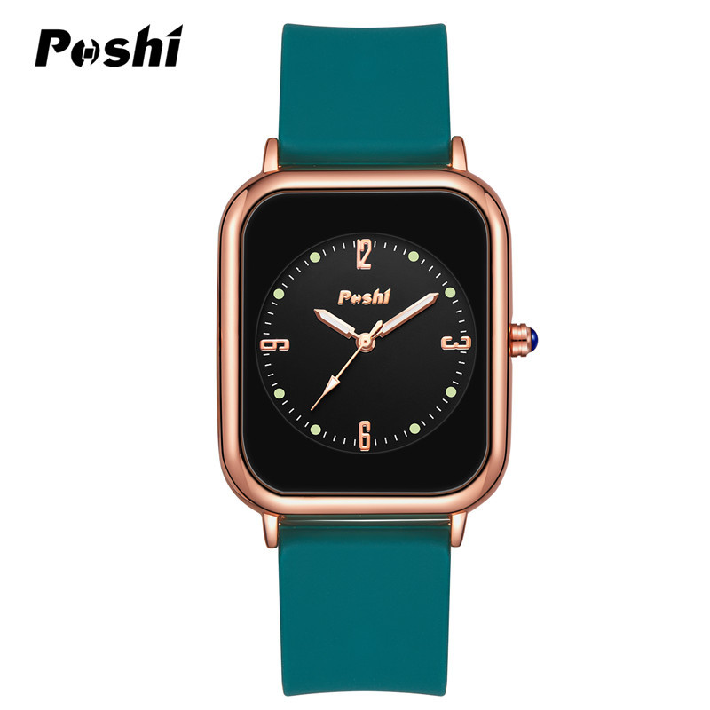 Poshi reloj mujer estudiante reloj de mujer de moda coreana simple reloj de cuarzo reloj de los hombres reloj de pareja