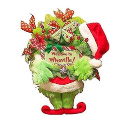 独立駅クリスマス花輪2022クロスボーダー熱売祝日装飾品グリンチクリスマス泥棒花輪ストラップ