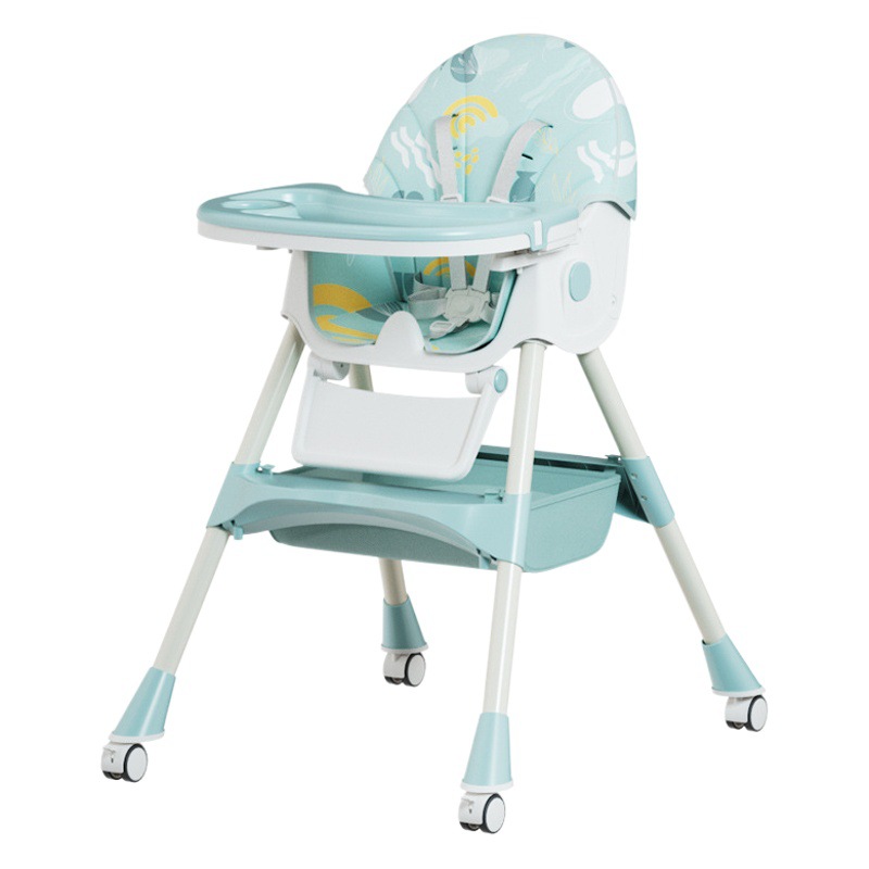 Baby dining table adjustable baby dining table household dining plate seat infant children dining chair simple wholesale bb chair