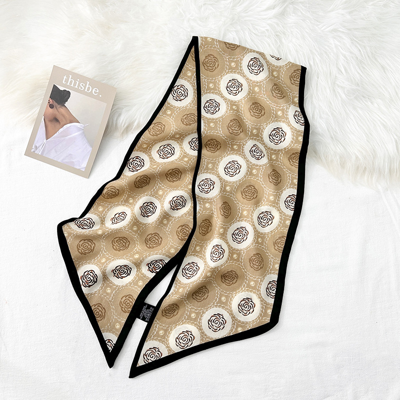 Diseño coreano de doble cara de estilo nicho toallas de correa de moda otoño y invierno damas de alto nivel de decoración bufandas de collar toallas de ángulo