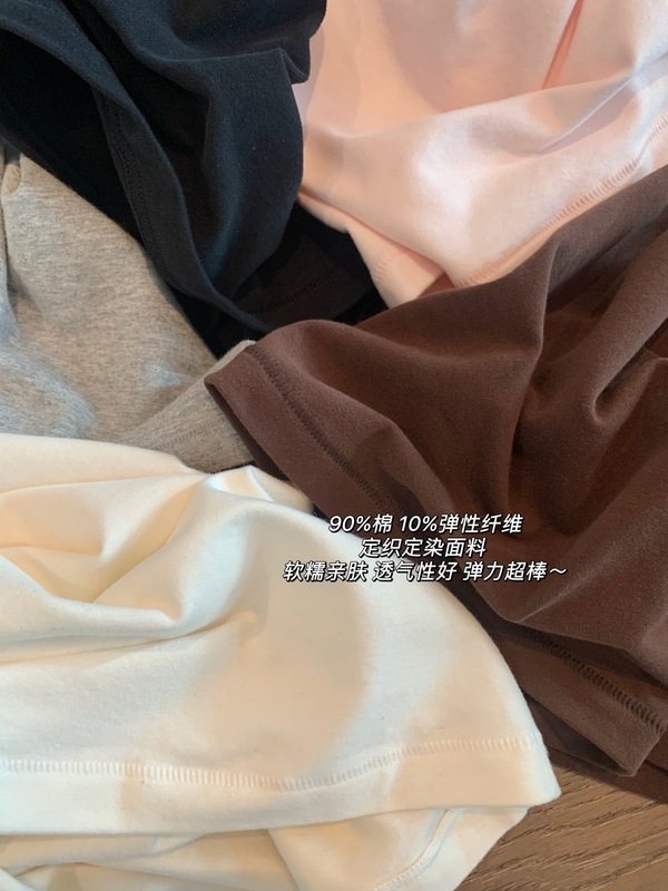 在庫あり 25 新しい SK*MS カーダシアン同スタイル コットン ストレッチ スリム ウエスト 半袖 右肩 Tシャツ トップス|undefined