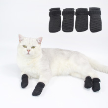 宠它防抓透气猫爪套猫咪鞋静音防脏宠物脚套跨境小体积宠物用品