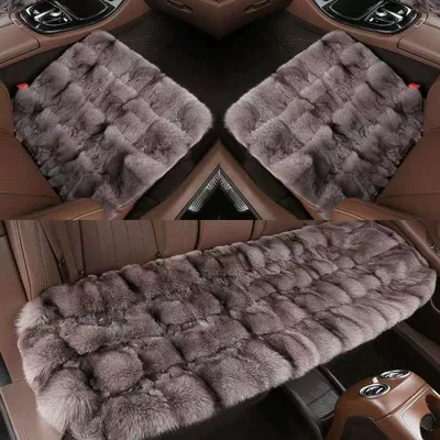 Wool pad – backrest - gray-three-piece-square-version