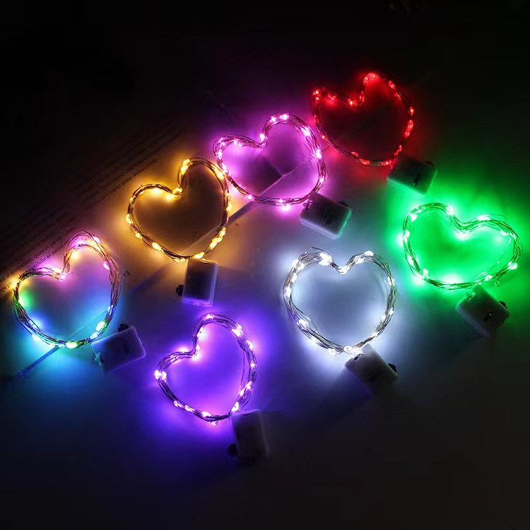 Lámpara de alambre de cobre LED pequeña caja blanca de tres niveles de ajuste de cadena de lámparas de atmósfera decorativa ramo de lámparas de correa de lámpara de cadena de lámparas de cadena de lámparas pequeñas cadenas de lámparas image 55