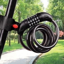 自行車鎖防盜密碼鎖鏈條鎖電動車鎖單車配件大全山地車車鎖摩托車