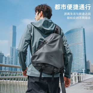 2025 New Mountain Style Crossbody Bag Trendy Brand Outdoor Sports Waterproof Cycling Bag Men's Bow and Arrow Bag Retro Shoulder Bag Women