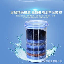 家用饮水机净水桶通用过滤器直径8.5厘米活性炭陶瓷过滤滤芯直饮