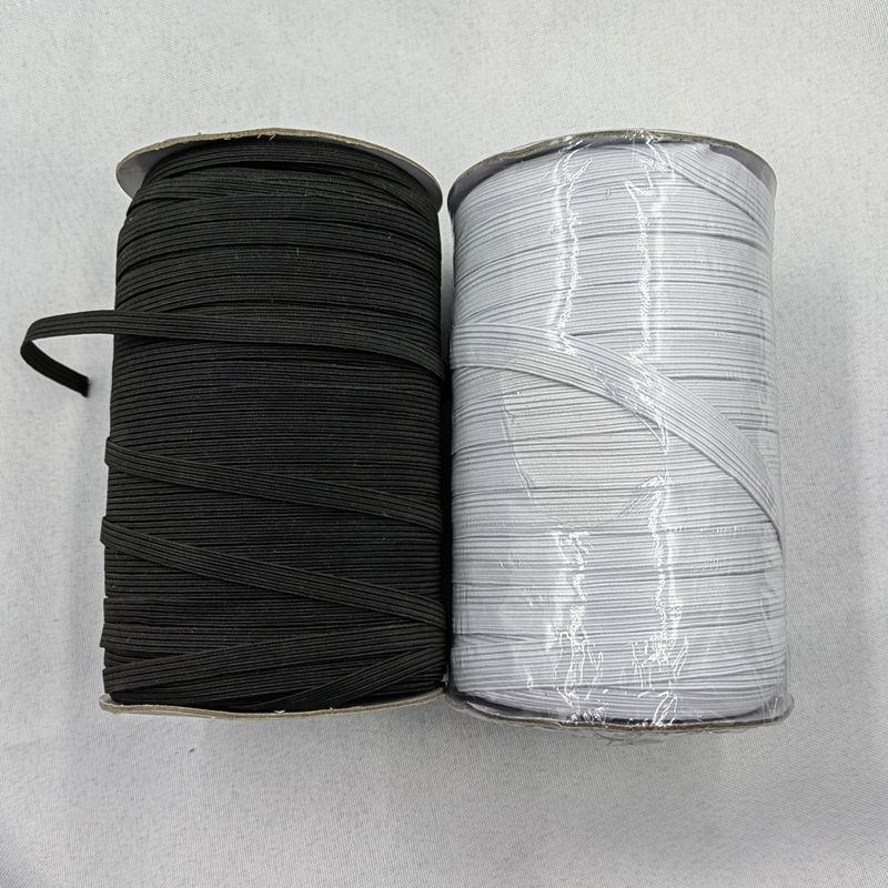 3mm- 14mm走马松紧带  服装辅料橡皮筋松紧带 黑白色- 跑马松紧带