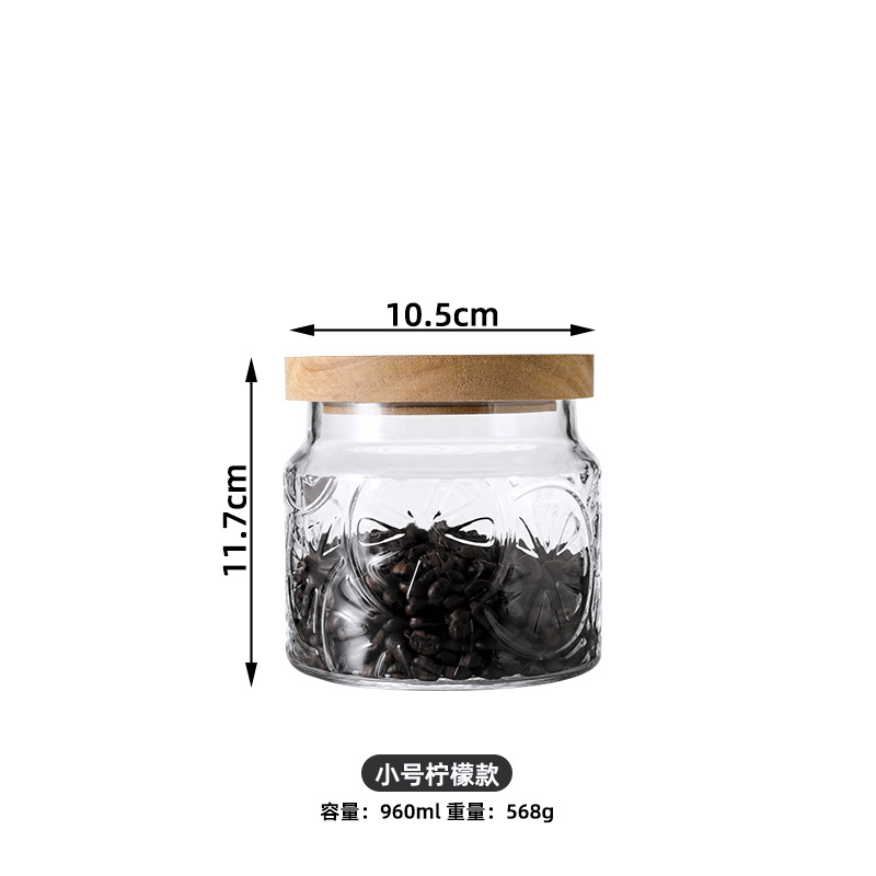 Taza de té de vidrio casera empaquetada separada y sellada Taza de vidrio cubierta de madera de bambú Taza de almacenamiento Taza de té verde Taza de té de crisantemo