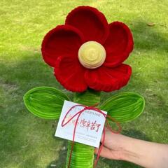 巨大ひまわりツイストDIY花束手作り素材パックが一気に優勝！教師の日の花編み