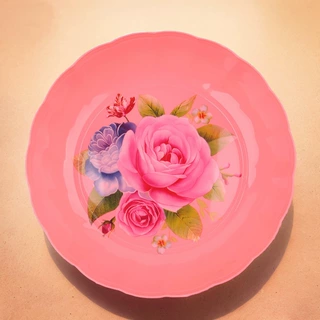 加厚果盘零食碗 出口南非水果盘 塑料饭盘小吃碗礼品盘餐具套